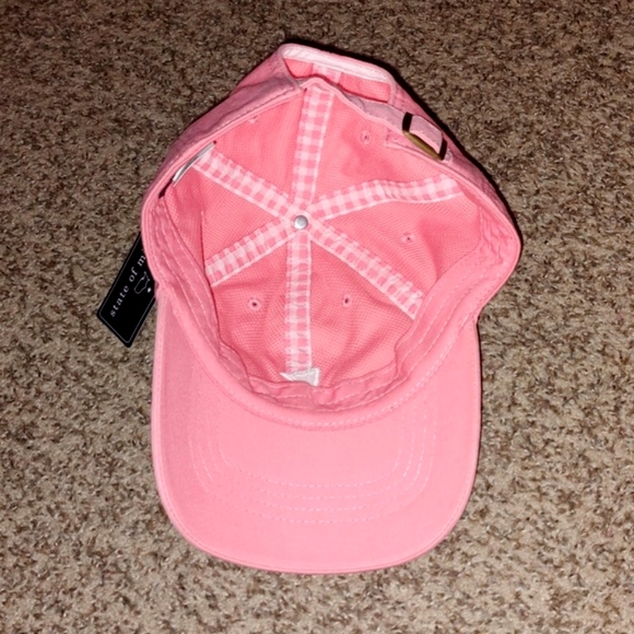 State of Mine Embroidered Strapback Peach Cap Hat OSFA NWT - Picture 7 of 9